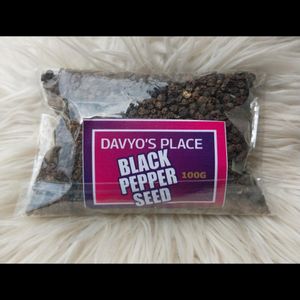 Pepper Pure Black BlackPepper Seeds - 100g