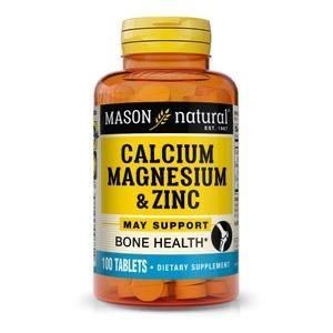 Mason Natural Calcium Magnesium Zinc X100 Caplets