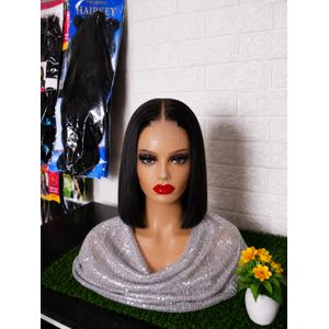 Bulb Wig with 2 by 6 Closure, 10 inches 