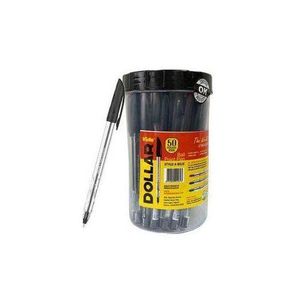 Vista Black Ballpoint Pen (50 pieces)