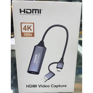 4K Video Capture Card – USB 3.0 & Type-C HDMI Capture Adapter