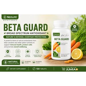 Neobyte Wellness Neo Beta Guard - 100 Tablets (Single)- Whole food based antioxidant to protect against environmental toxins.