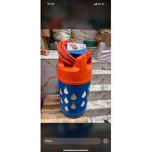 12.5kg Fibre Transparent Gas Cylinder with regulator,host and clips