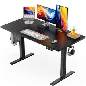 Modern Adjustable Height Electric Standing Desk(1.4mtr) Black