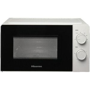 Hisense H20MOWS1 20L Microwave Oven – 700W, 6 Power Levels, Mechanical Control, White