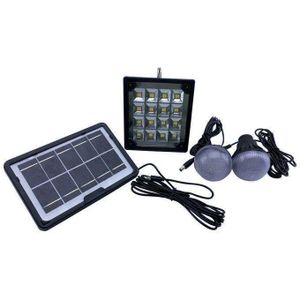 Cclamp Solar Panel Energy Lamps / Emergency Lights with Bulbs & Power Bank