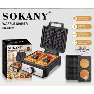 Electric 2Face Waffle Maker