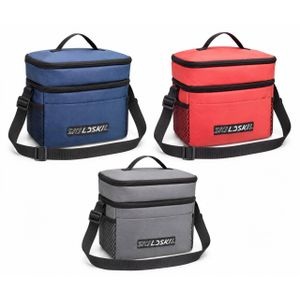 Portable Insulated Lunch Bag – Leakproof Thermal Cooler Bag with Shoulder Strap