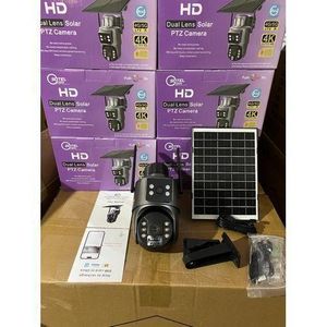 4K UBox 4G Dual Lens Solar Powered Cctv Camera