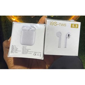 Unique i9S TWS Wireless Bluetooth Earbuds V5.3 - Touch Control, 3-4H Playtime, Mic, Charging Case - White