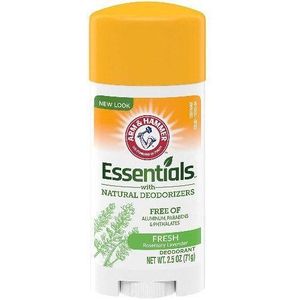 Arm & Hammer Essentials Solid Deodorant, Fresh Rosemary Lavender, 2.5 Oz