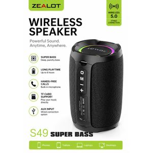 Zealot S49 Super Bass Wireless Bluetooth Speaker