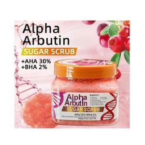 Dr. Meinaier Alpha Arbutin Sugar Scrub. Slims, Firms & Clears Acne 650g.
