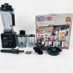 TEKNOCOOL Cool Multi-Function 6-in-1 Food Processor and Blender (Model TR-C611 or similar). It is designed as a heavy-duty, high-capacity commercial for home and kitchen +free gift 
