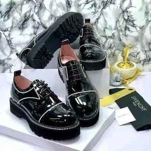 Premium Patent Leather Chunky Derby Shoes