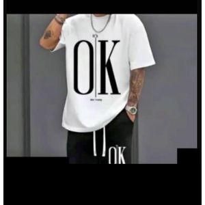 MEN'S WEAR- POLO AWITH SHORT- BLACK AND WHITE
