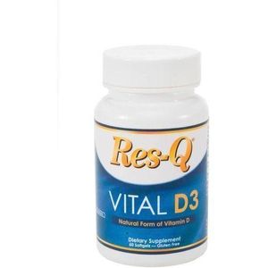 Res-Q  Vital Vitamin D3 5000 iu 60 Softgel