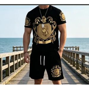 XL Men's T-Shirt & Shorts Set 