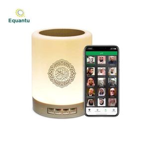 Equantu Touch Lamp Portable Bluetooth Quran Speaker With Adhan & Remote Control