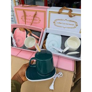 Coffee cup and saucer set