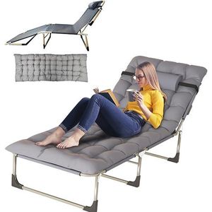 Foldable camp bed 