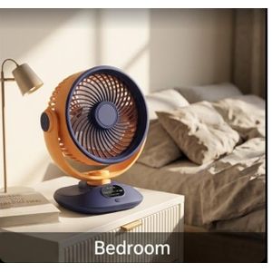 15+ HOURS Rechargeable Office desk fan Type-C Powered Portable Cooling Fan, Adjustable Speed, Detachable Washable Cover, home desk fan, student desk fan dorm room fan, bedside desk fan, work desk fan, study desk fan, personal workspace fan, office cooling