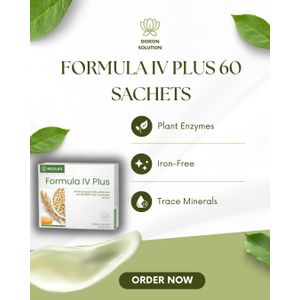 Healthy me Formula IV Plus 60 Sachets – Iron-Free Multivitamin & Mineral Supplement