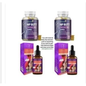 Daynee Hip Enhancement Gummies And Garlic Hip Up Oil
