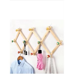 Wooden Bag Wig Coat Hangers