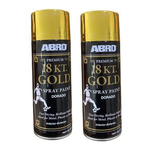 ABRO Spray Paint - Gold - 2pcs