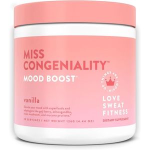 Love Sweat Fitness Mood Boost Powder 126G Focus,Elevates Mood,Stress,Fatigue
