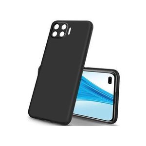 Silicon Back Case For Oppo A73 5g - Black 