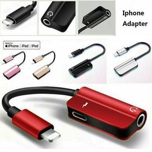 3.5mm Headphone Jack AUX Splitter Adapter And Charger For IPhone 14 13 12 11 XS X 8 7 ETC