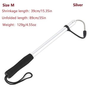 60/120cm Telescopic Fishing Gaff Stainless Sea Fishing Spear Hook Tackle  Fishing Tool Accessories