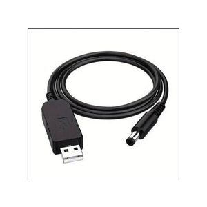 WiFi Router Power Bank Cable - USB 5V to DC 12V Step-Up Converter Power Adapter Cord for WiFi Modems and Routers