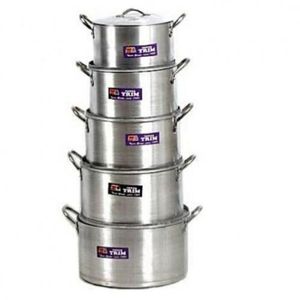 5 Sets High Quality Tower Pots - 20, 22, 24, 26 & 28cm