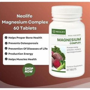Vital Natural NEOLIFEMagnesium Magnesium Complex - 60 Tablets (Single). Magnesium Complex Tri-Mag Blend