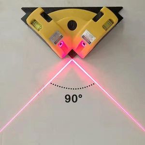 Multifunctional Laser Level Ruler, Household Infrared Level Tool for Decoration, Cross Line & Right Angle Level, Woodworking Line Marker