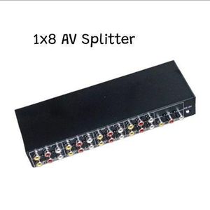 8 Port AV Audio Video Splitter