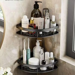 DOUBLE LAYER TRIANGULAR WALL MOUNTED STORAGE RACK