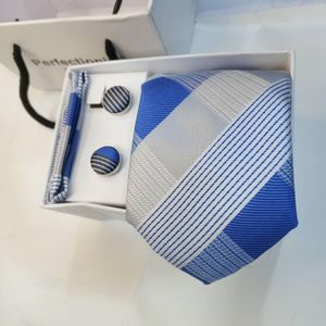 3 different sets of tie for men, pocket square, coflins,