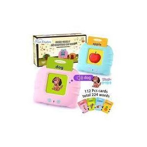 Children card reader 112pc cards 225 words kids learning educational device 