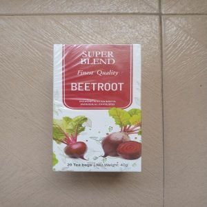 SUPER BLEND Beetroot Tea- 20 Tea Bags Hygienically Pack