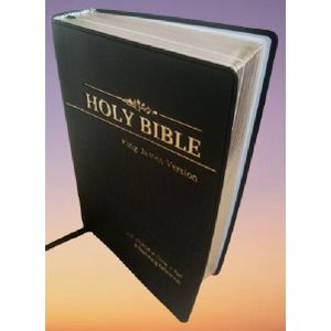 Holy Bible KJV Compact Reference,Easy to read,Concordance,End-of-Verse References,Words of Christ in Red (Black Leather)