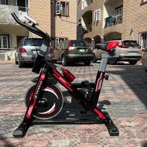 Spinning Bike With Meter Big Size Yellow