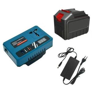 Rechargeable Smart Inverter 21V to AC110V/220V DC12V/5V USB Portable Outdoor DC-AV Converter