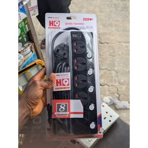 Hq Home Quality 8-Meter Extension Socket with USB (Model: HY-3035U)