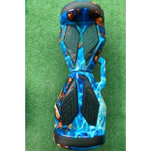 Blue Flame Smart Balance Hoverboard with Bluetooth, LED Lights, and Carry Handle