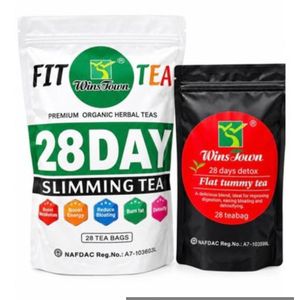 Wins Town 28 Days fit Tummy And Detox Slimming Tea 2 piece NAFDAC Reg.No.: A7-103603L
