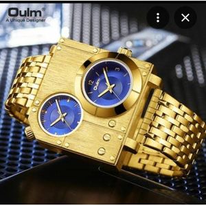 Chenxi Exclusive Luxury Men's Luxury Gold  Design Dual Analogue Wristwatch Top Qaulity Quartz